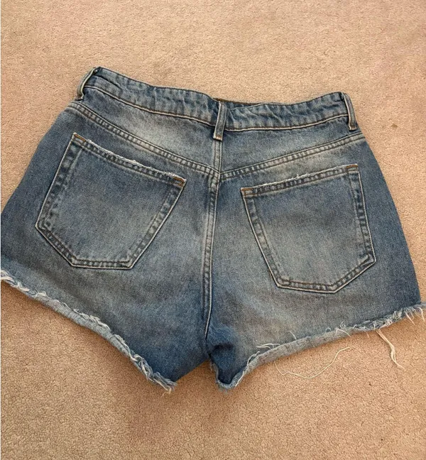 ZARA Denim Shorts High-Rise - Image 3