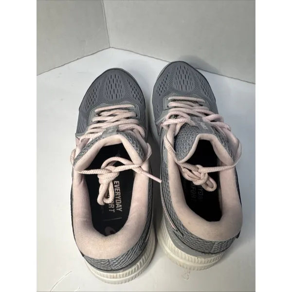 ASICS Gel-Contend 7 Women’s Size 8 Wide Gray Pink Running Shoes 1012A910 - Image 6