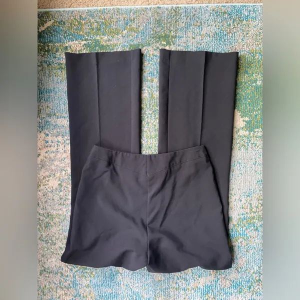 Krass&co Vintage Y2K NY&Co City Stretch black bootcut seamless dress pants, size 8 tall - Image 4