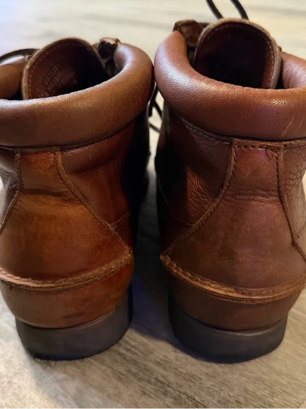 Timberland Boots Womens 9 M Ankle Booties Chukka Waterproof Lace Up Brown - Image 5