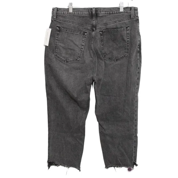 Abercrombie & Fitch The Ankle Straight Ultra High Rise Black Jeans Size 33 16 R - Image 2