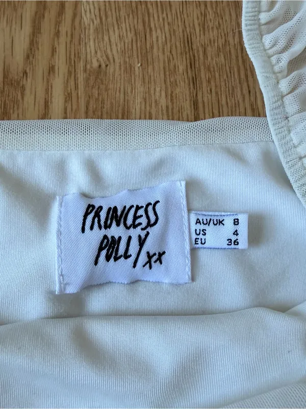 Princess Polly City Lights Mesh Crop Top - Image 4