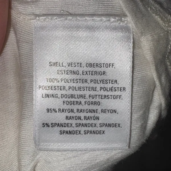 Meadow Rue Anthropologie Prespa Dress Size‎ 6 Cream Sleeveless V-Neck Textured - Image 7