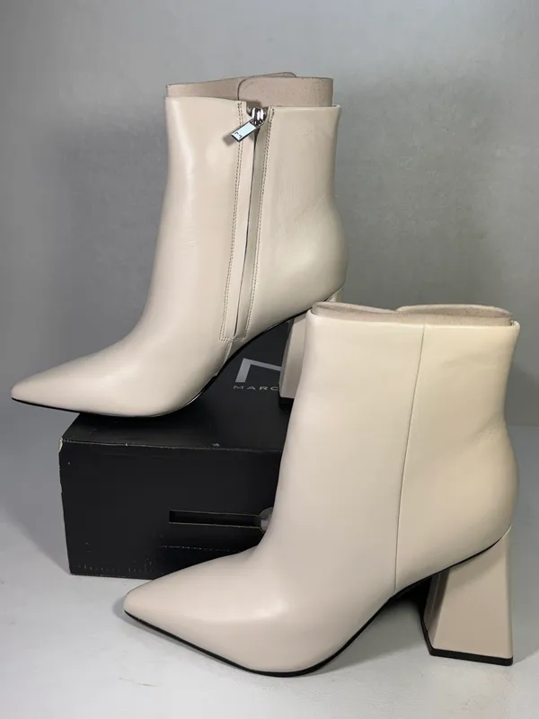 Marc Fisher LTD Kulika bootie ivory casual classic comfy style winter Christmas - Image 2