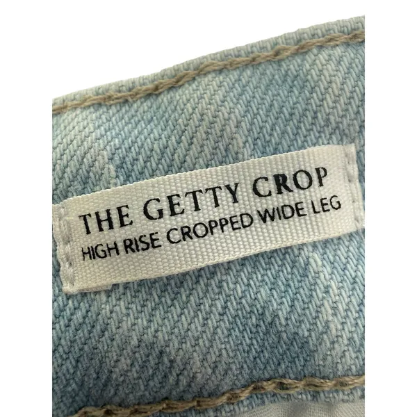 Rails Women's Getty Crop High Rise Wide Leg Jeans Light Wash Blue Size 27 Denim - Image 4