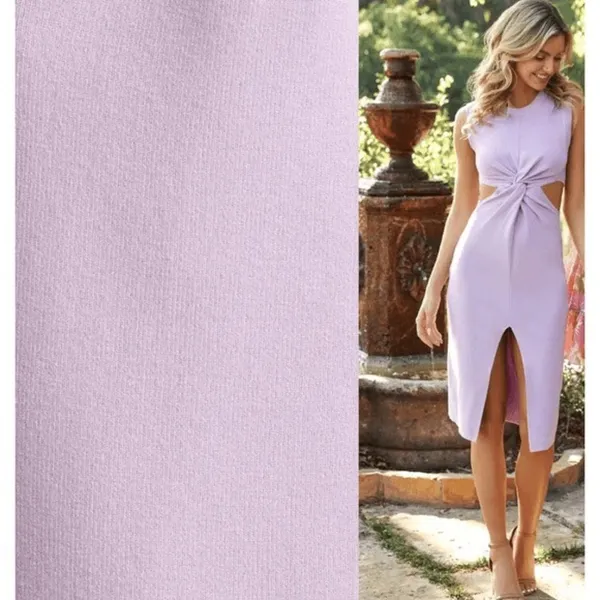 NEW Vici Women Midi Dress XL Lavender Purple Cutout Twist Open Back‎ Brunch Date - Image 5
