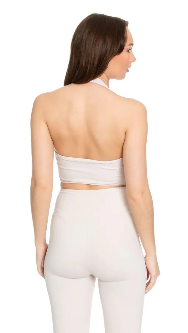 Gold Hinge Halter Crop Top - Image 7