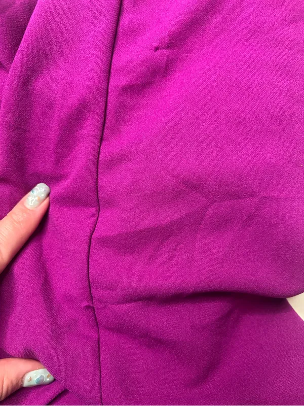 Lulus Magenta Purple Fuscia Size Small Cross Cross Jumpsuit New - Image 6