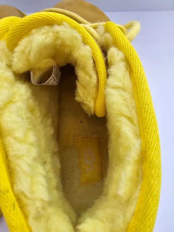UGG Neumel Canary Yellow Suede Chukka Boots - Women's Size 8 - Image 5