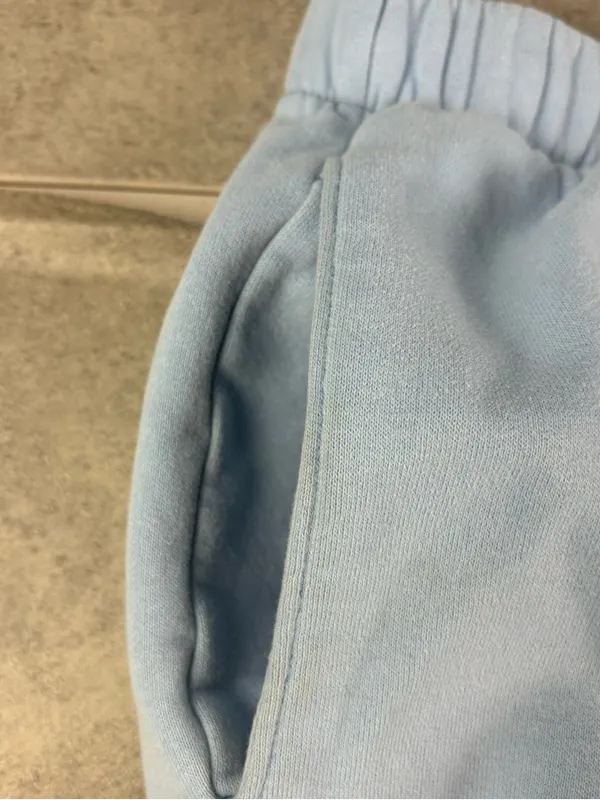 Baby blue hollister ultra high rise jogger fleece sweatpants - Image 3