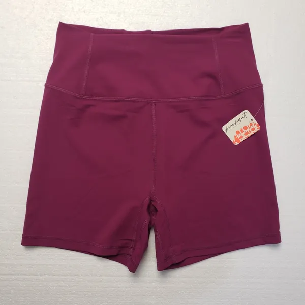 Free People Movement Never Better Shorts in Deep Mulberry size L NWT - Image 5