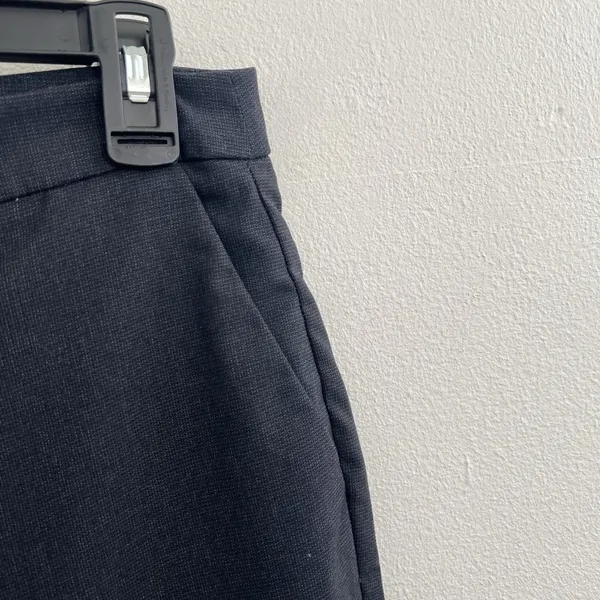 ZARA Ankle Pants Tapered Size 2 Stretch Dress Pants charcoal black NWOT - Image 4