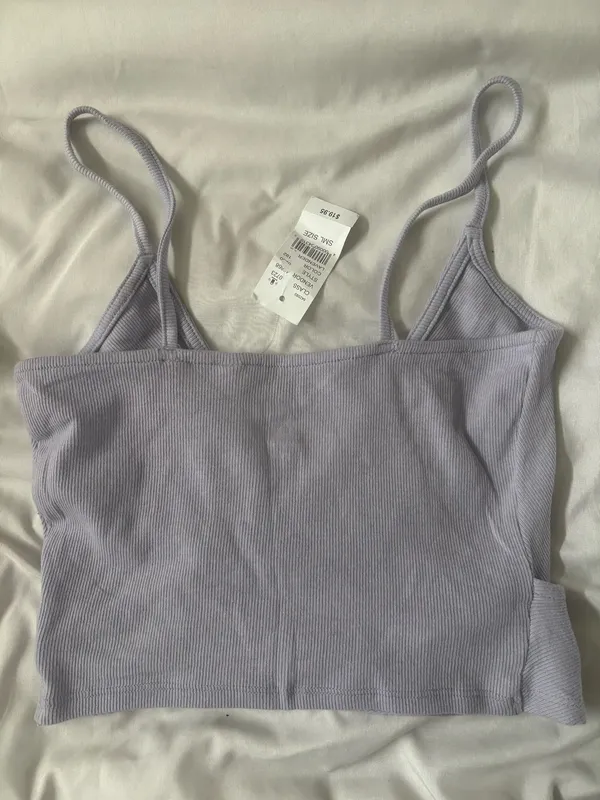 Pacsun Purple Crop Tank  - Image 3