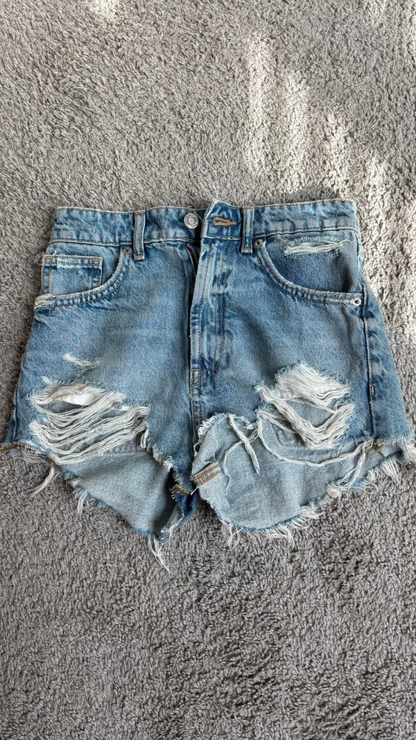ZARA Jean Shorts Denim - Image 2