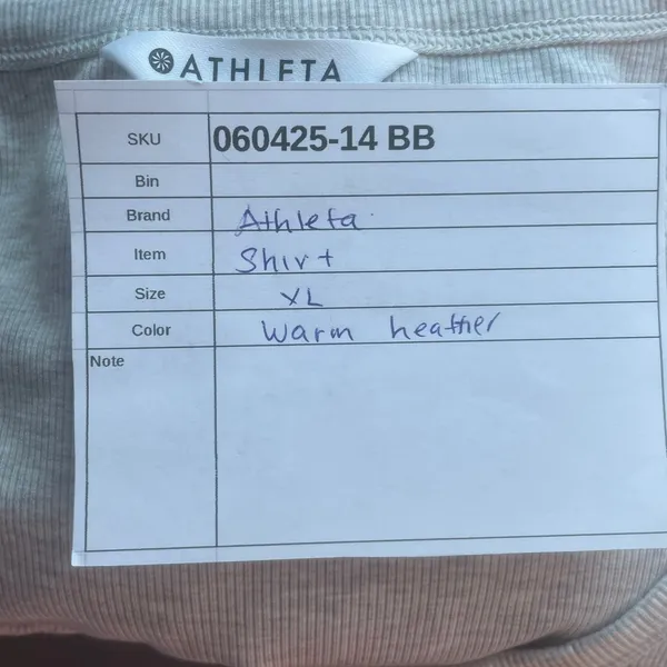 Athleta‎ Womens Henley Heather XL - Image 11