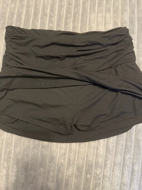 Black Tummy Control Skirt with Shorts Underneath Size XL - Image 3