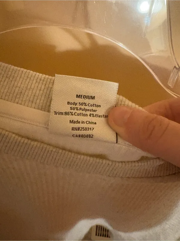 Varley Arleta Ribbed Gray Pullover - Image 7