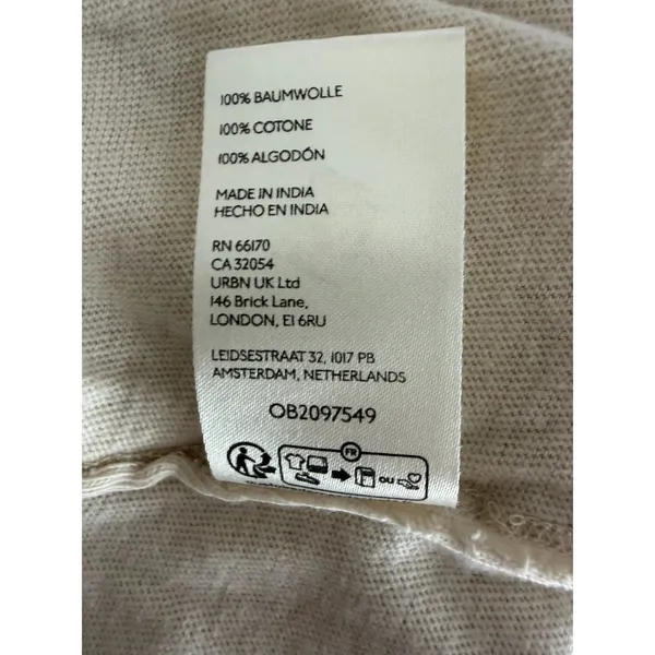 Free People We The Free Love Rose Tee Ivory Women's Size Small - Image 14