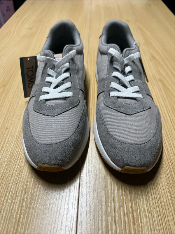 TOMS TRVL LITE Retro Water Repellent Grey Sneakers Women’s 9.5 NWT - Image 2