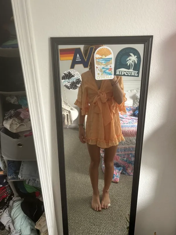 Miami Romper Orange - Image 3