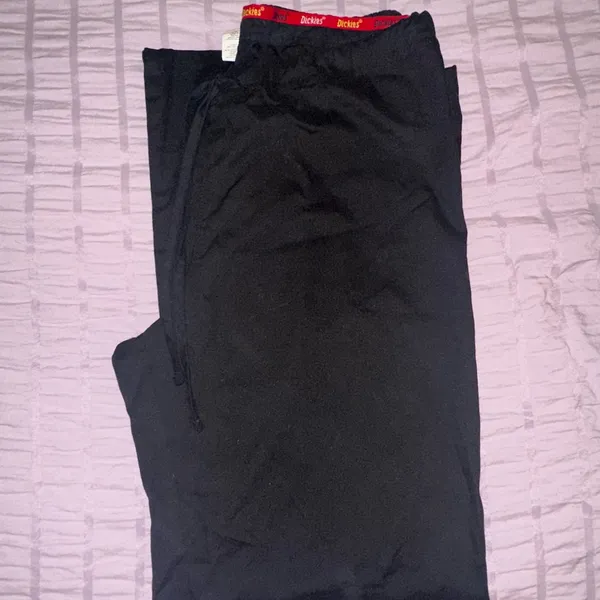 Dickies Medical Unisex Scrub Pants – Size M Short – Black - Image 2