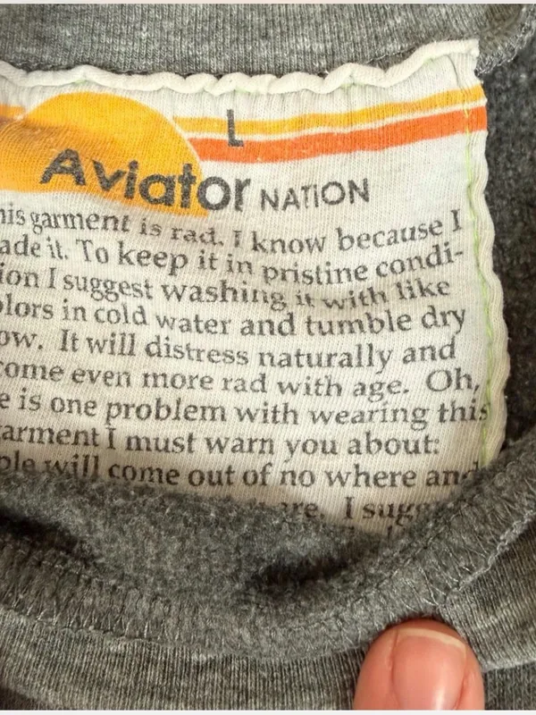 Aviator Nation Gray Sonoma Harvest Music Festival Crewneck with Sunset Graphic - Image 3