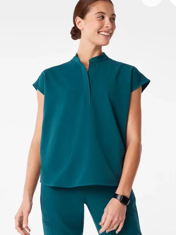 Rafaela Oversized Scrub Тоp Green Sz Large - Image 6