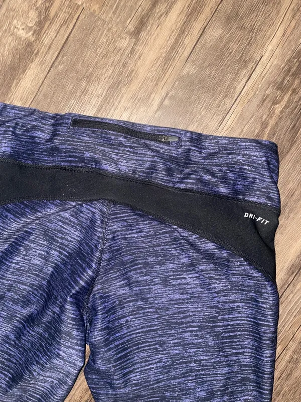 Nike Dri-FIT Blue Athletic Leggings - Image 6