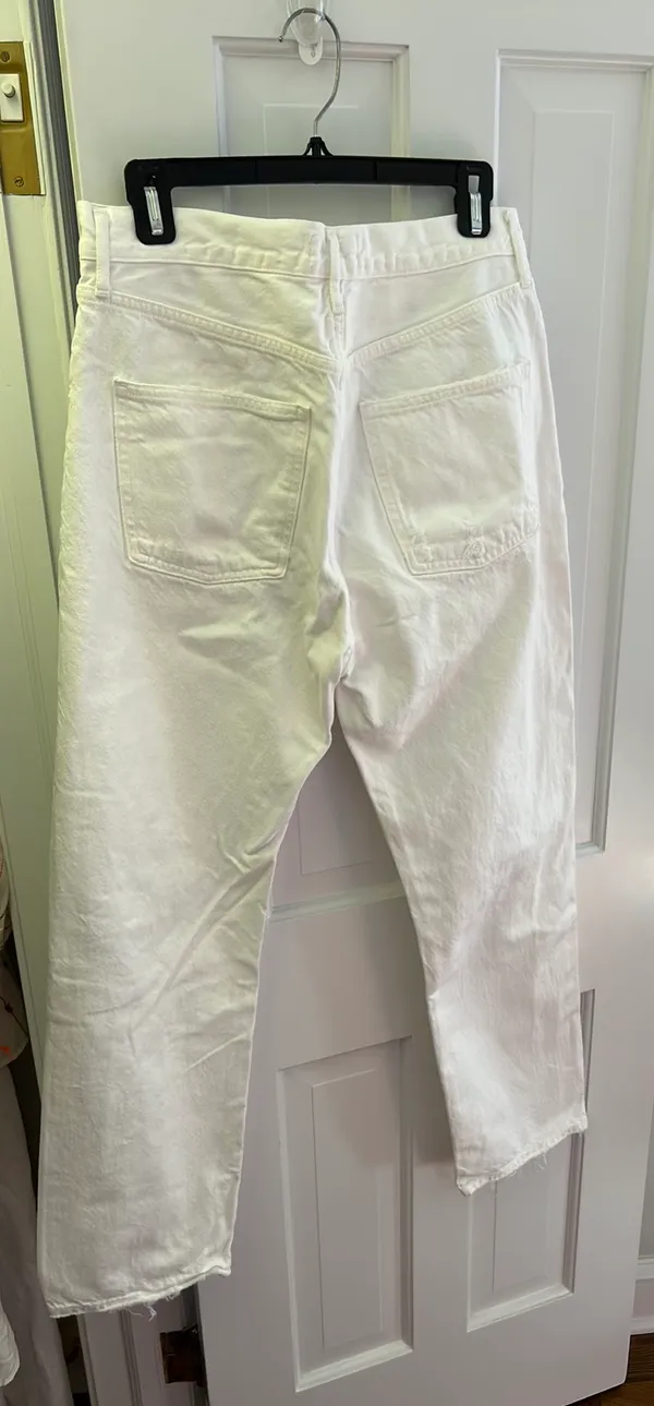 AGOLDE White Ripped Jeans - Image 2