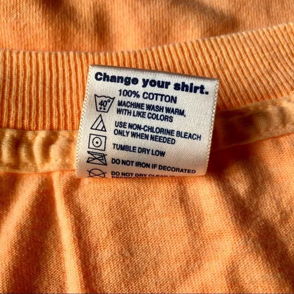 Embroidered Old Orchard Beach, Maine T-shirt/Tunic Peach Size Medium - Image 10
