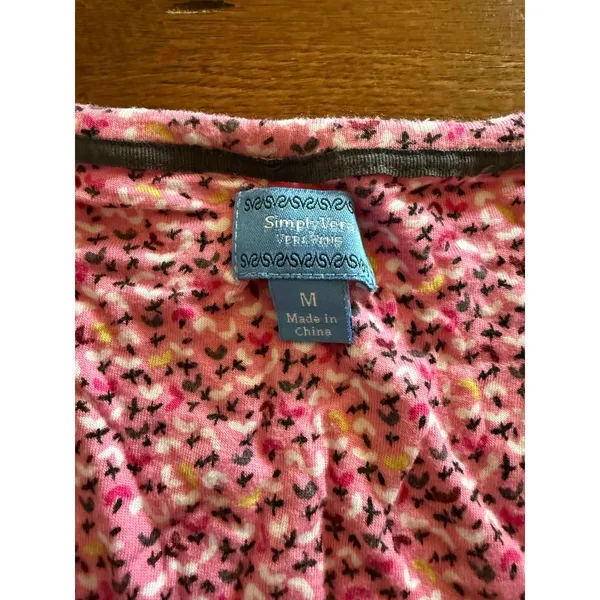 Vera Wang Simply Vera 2pc pajama set sz M - Image 3