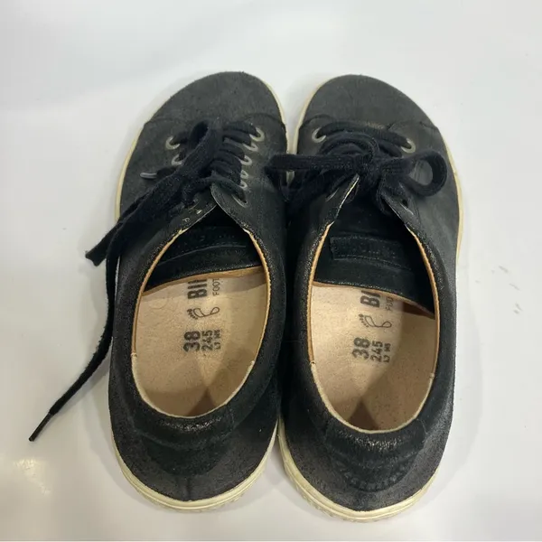 Birkenstock Arran sneakers shimmery black comfort shoes women’s size 38 /‎ 7 - Image 5