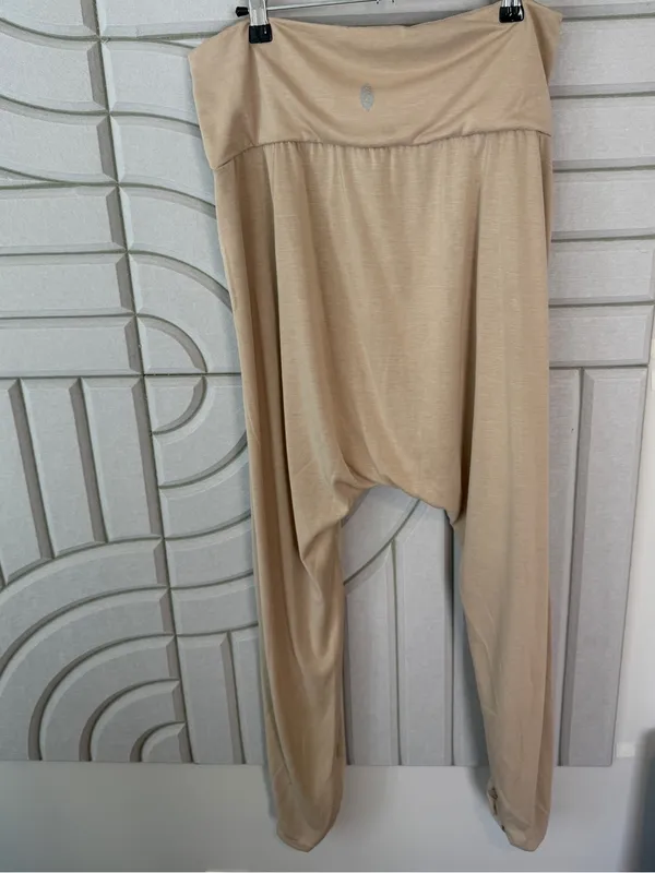 Free People Movement Echo Harem Pant Large Tan Beige - Image 4