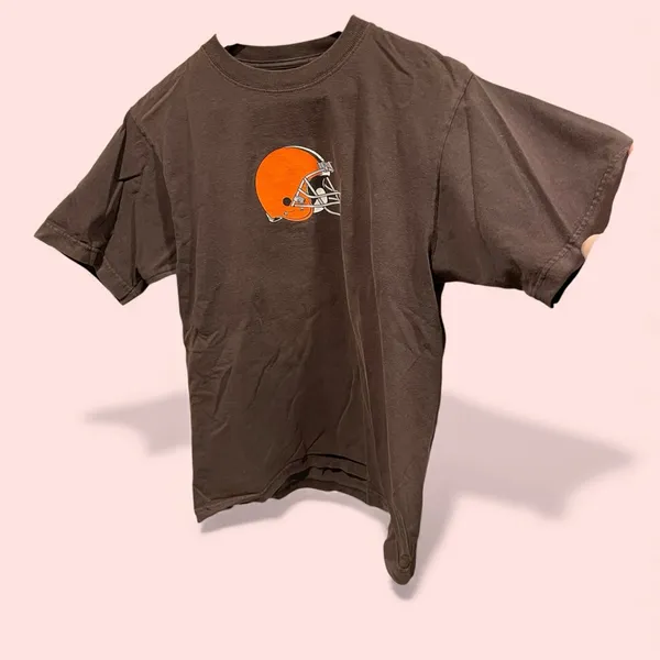 Reebok Cleveland Browns football t-shirt Hillis #40 sports nostalgia - Image 2