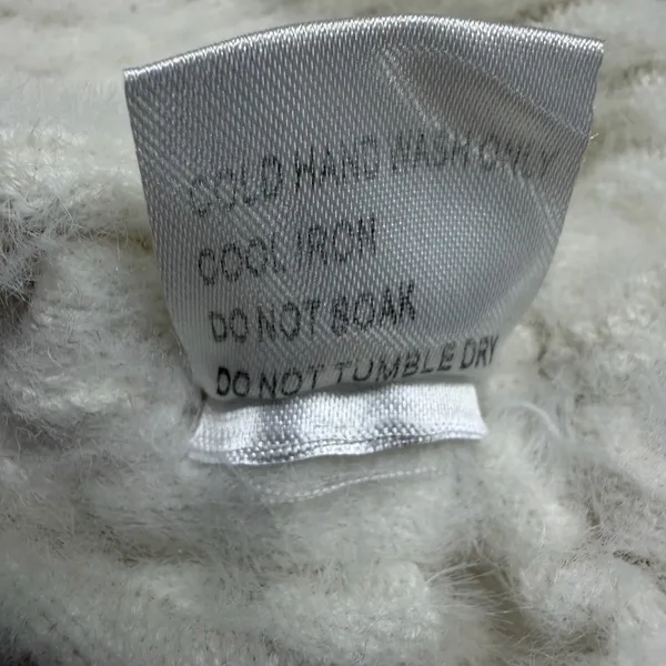 Princess Polly White Knit Sweater Size S/M - Image 6
