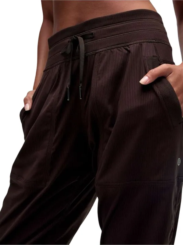 Lululemon Women’s Size 10 Chocolate Brown Dance Studio Bungee Bottom Pants - Image 2
