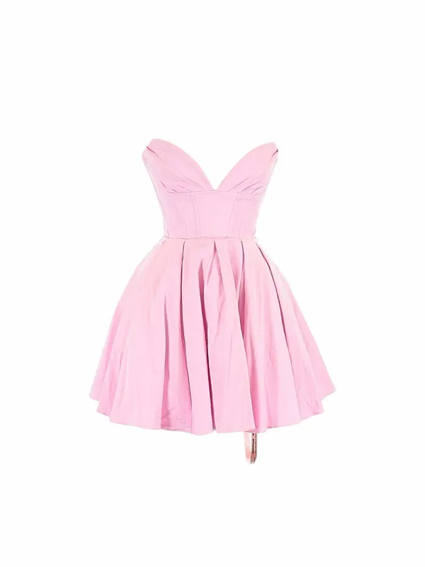 New✨ House of CB Mar Strapless Mini Dress in Cotton Candy Pink Size Medium - NWT - Image 3