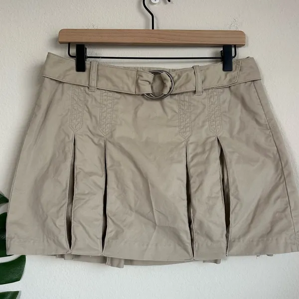 Vintage 90's Express Pleated Bubble Mini Skirt - Image 3