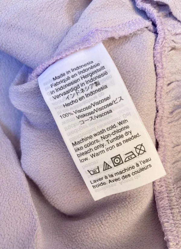 Madewell Ruffle Top In Lavender S - Image 4