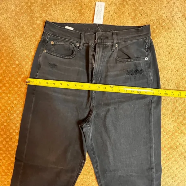NWT AE AMERICAN EAGLE MOM JEAN BLACK WOMENS SZ 10 Streetstyle Urban Y2k 80s - Image 5