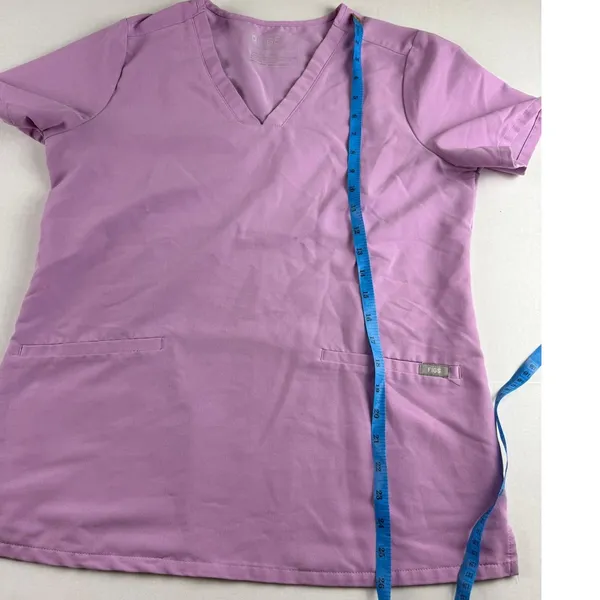 Figs Casma T Scrub Top Lavender Purple S - Image 3