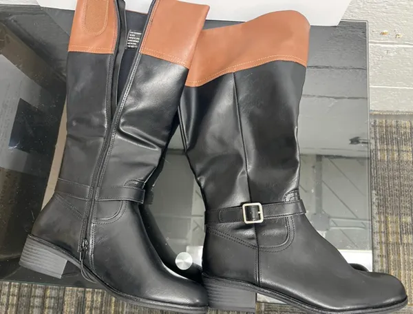 NWT St John's Bay Danwood Block Heel Riding Boots - Image 2