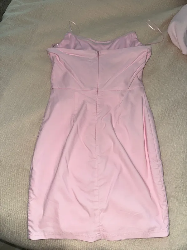 Blue Blush Pink strapless dress - Image 3