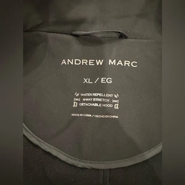 Andrew Marc Water Repellent Jacket (XL) - Image 3