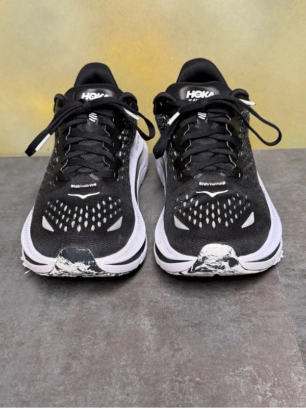 Hoka One One Kawana Women's Black/White Running Shoes Size 8.5B - Image 14