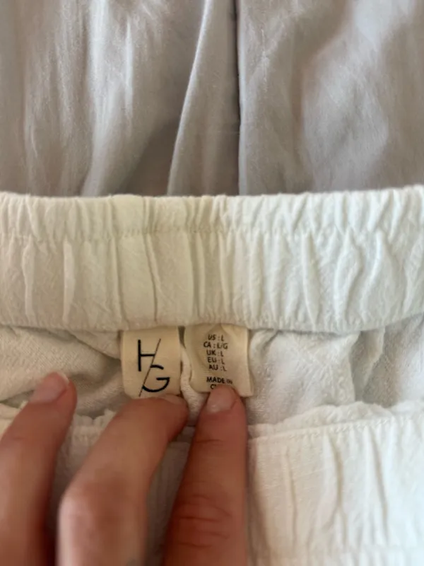 Linen Pants TJ Maxx White - Image 2