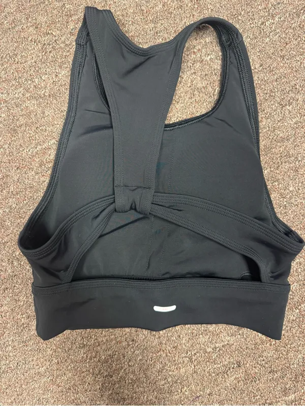 OFFLINE by Aerie Black High-Neck Racerback Sports Bra XS EUC - Image 4