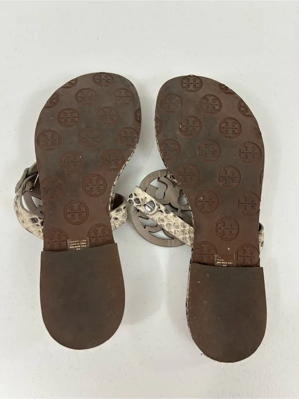 Tory Burch Snakeskin Miller Size 5 - Image 3