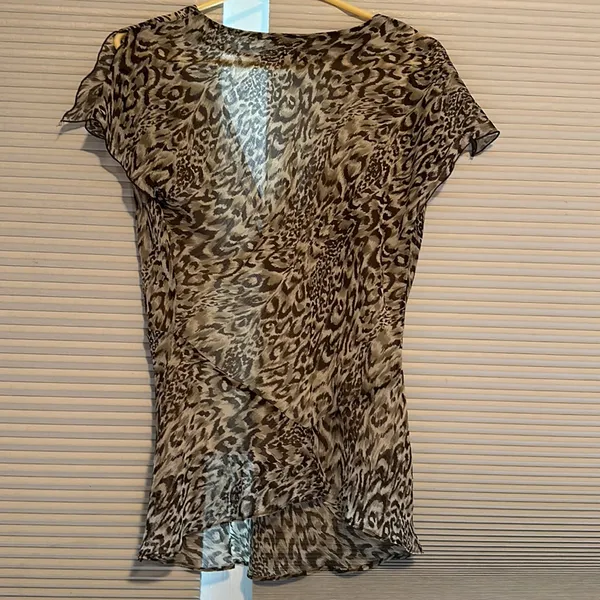 Women’s Blouse Brown Size M - Image 2