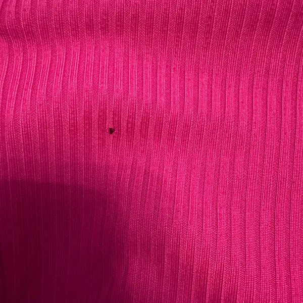 Dressed in Lala Malone Rib Oversized T-Shirt Side Slit Hot Pink Size XL - Image 4